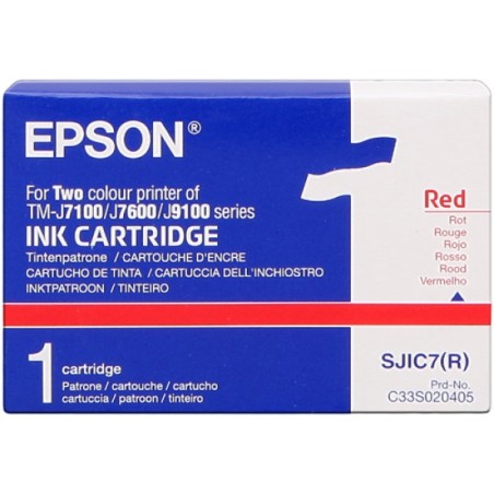 ORIGINAL Epson Cartuccia d'inchiostro Rosso C33S020405 SJIC7-R