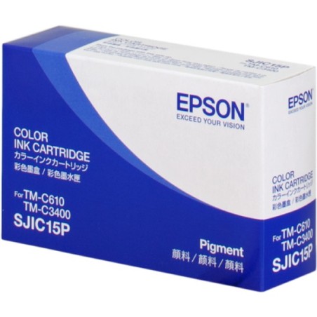 ORIGINAL Epson Cartuccia d'inchiostro differenti colori C33S020464 SJIC15P 3 colori