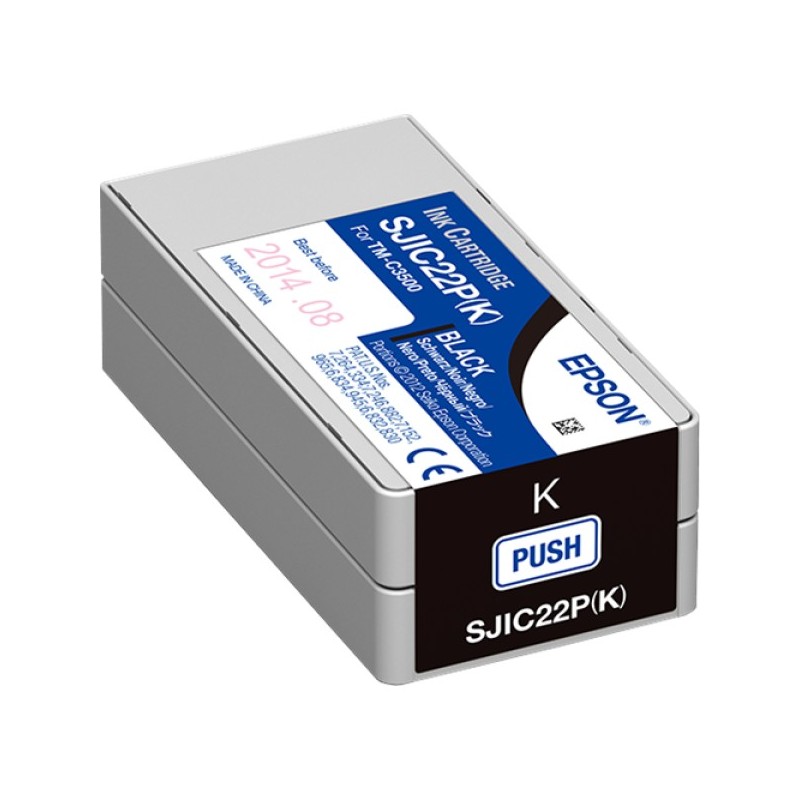 ORIGINAL Epson Cartuccia d'inchiostro nero C33S020601 SJIC22P-K 32,6ml
