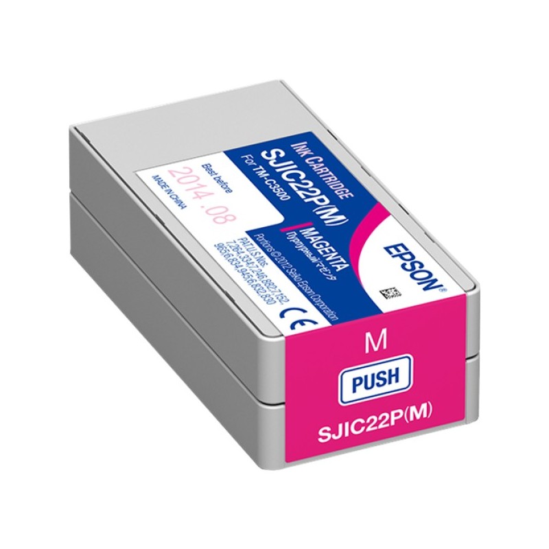 ORIGINAL Epson Cartuccia d'inchiostro magenta C33S020603 SJIC22P-M 32,5ml
