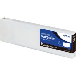 ORIGINAL Epson Cartuccia d'inchiostro nero C33S020639 SJIC30P-K 295,2ml SJIC30P(K): Ink cartridge for ColorWorks C7500G (Black)
