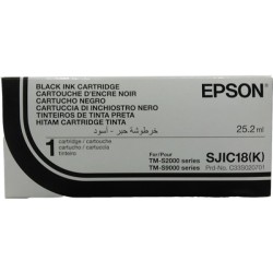 ORIGINAL Epson Cartuccia d'inchiostro nero C33S020701 SJIC18(K) 25,2ml