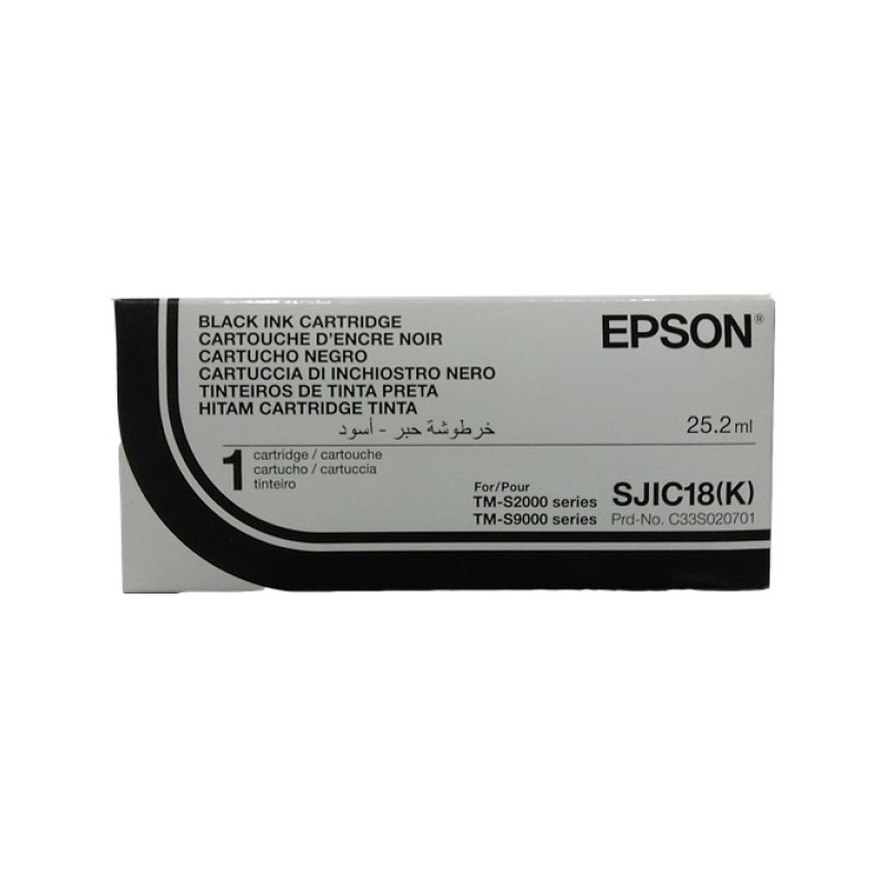 ORIGINAL Epson Cartuccia d'inchiostro nero C33S020701 SJIC18(K) 25,2ml