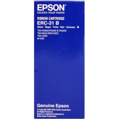 ORIGINAL Epson Nastro colorato nero C43S015369 ERC-31B