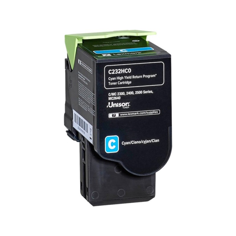 ORIGINAL Lexmark toner ciano C232HC0 C/MC2325/2425/2535 ~2300 Seiten