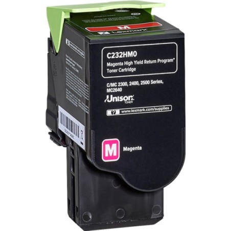 ORIGINAL Lexmark toner magenta C232HM0 C/MC2325/2425/2535 ~2300 Seiten