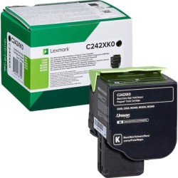 ORIGINAL Lexmark toner nero C242XK0 C/MC2425/2535 ~6000 Seiten