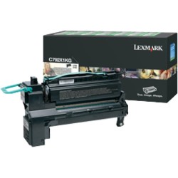 ORIGINAL Lexmark toner nero C792X1KG C792 ~20000 Seiten cartuccia di stampa riutilizzabile