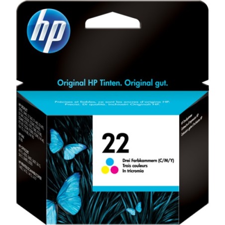 ORIGINAL HP Cartuccia d'inchiostro differenti colori C9352AE 22 ~165 Seiten 6ml