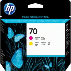 ORIGINAL HP Testina per stampa giallo / magenta C9406A 70