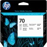 ORIGINAL HP Testina per stampa Nero (Foto) / grigio (chiaro) C9407A 70
