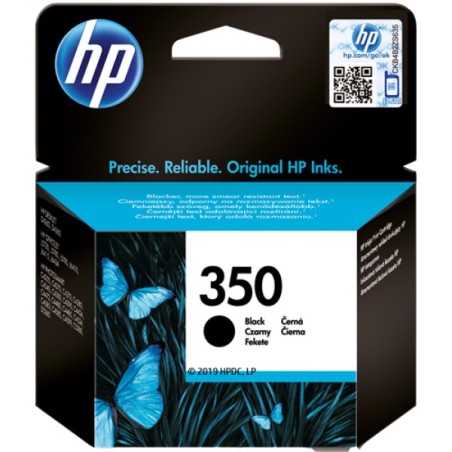 ORIGINAL HP Cartuccia d'inchiostro nero CB335EE 350 ~200 Seiten ink cartridge, standard