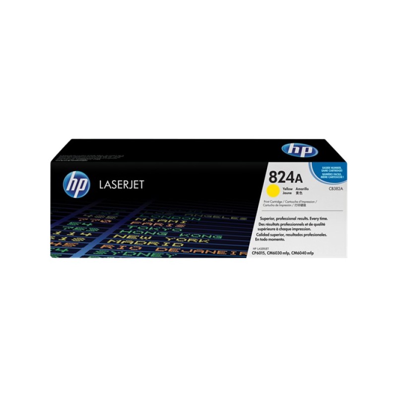 ORIGINAL HP toner giallo CB382A 824A ~21000 Seiten