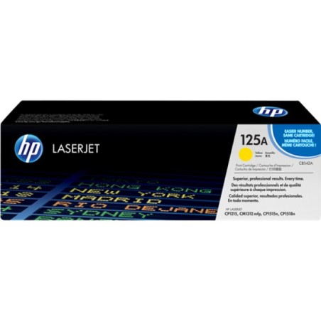 ORIGINAL HP toner giallo CB542A 125A ~1400 Seiten