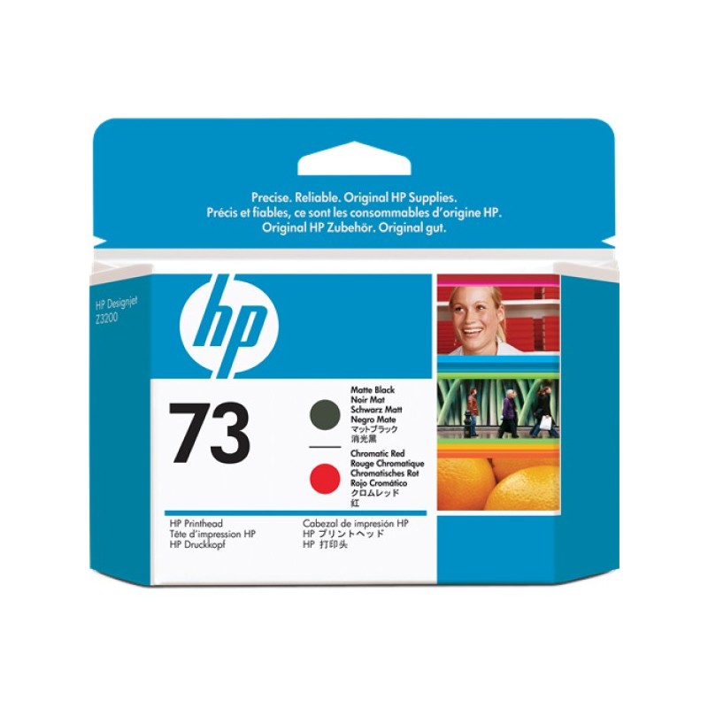ORIGINAL HP Testina per stampa nero / Rosso CD949A 73