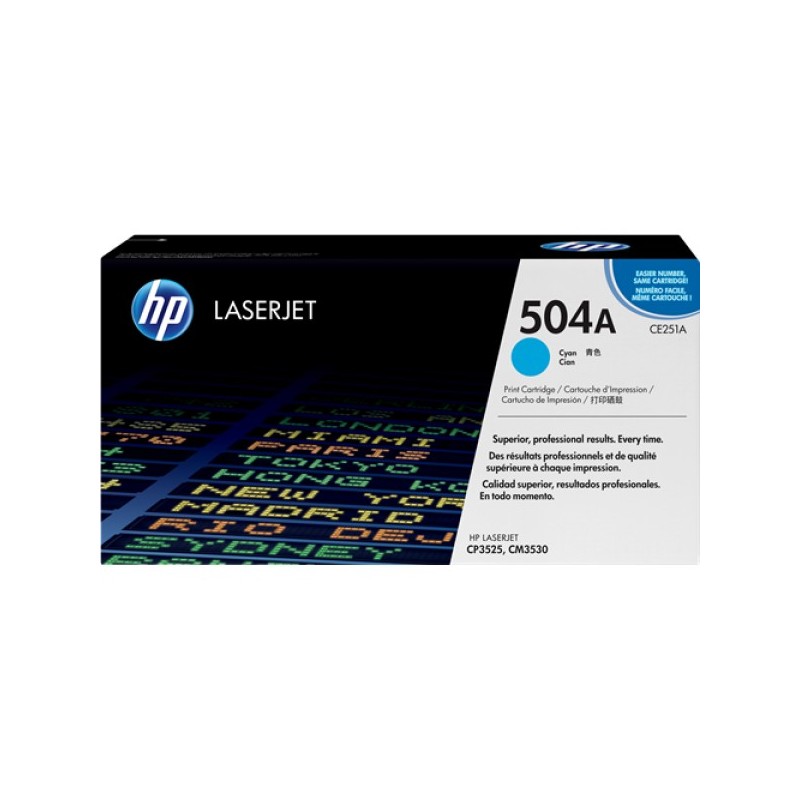ORIGINAL HP toner ciano CE251A 504A ~7000 Seiten