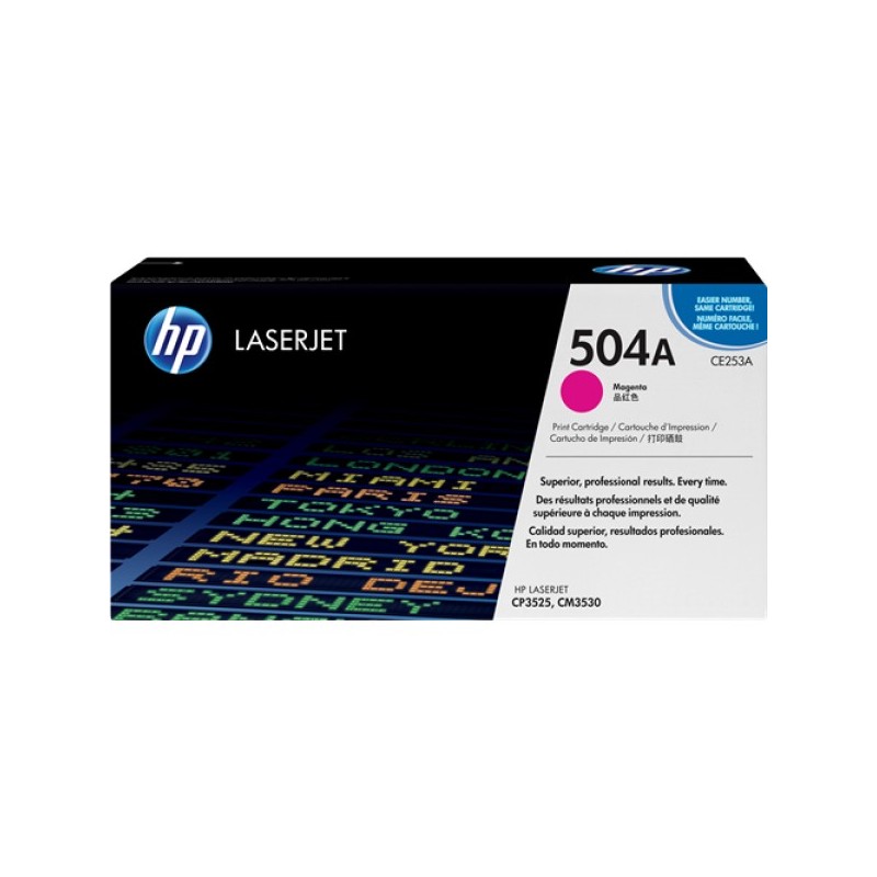 ORIGINAL HP toner magenta CE253A 504A ~7000 Seiten