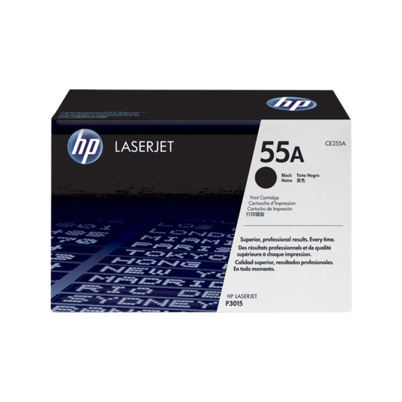 ORIGINAL HP toner nero CE255A 55A ~6000 Seiten