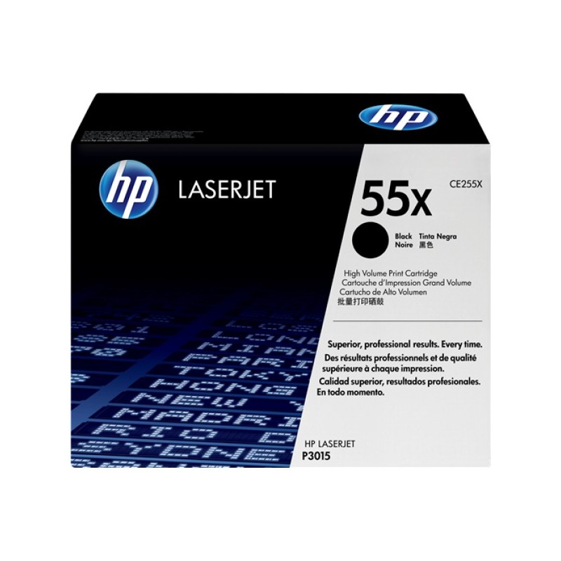 ORIGINAL HP toner nero CE255X 55X ~12500 Seiten