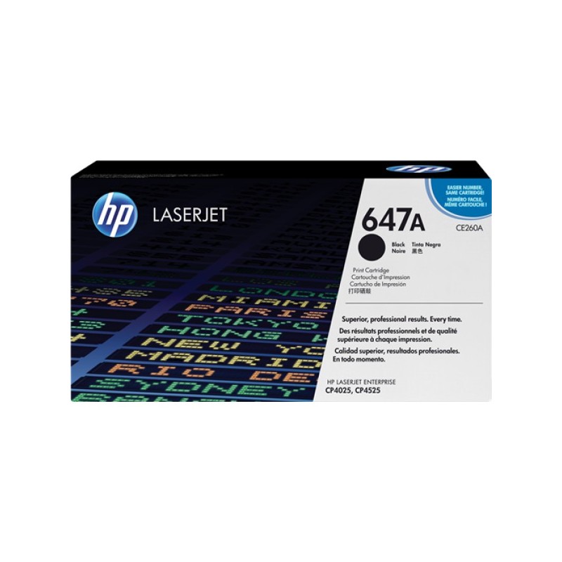 ORIGINAL HP toner nero CE260A 647A ~8500 Seiten