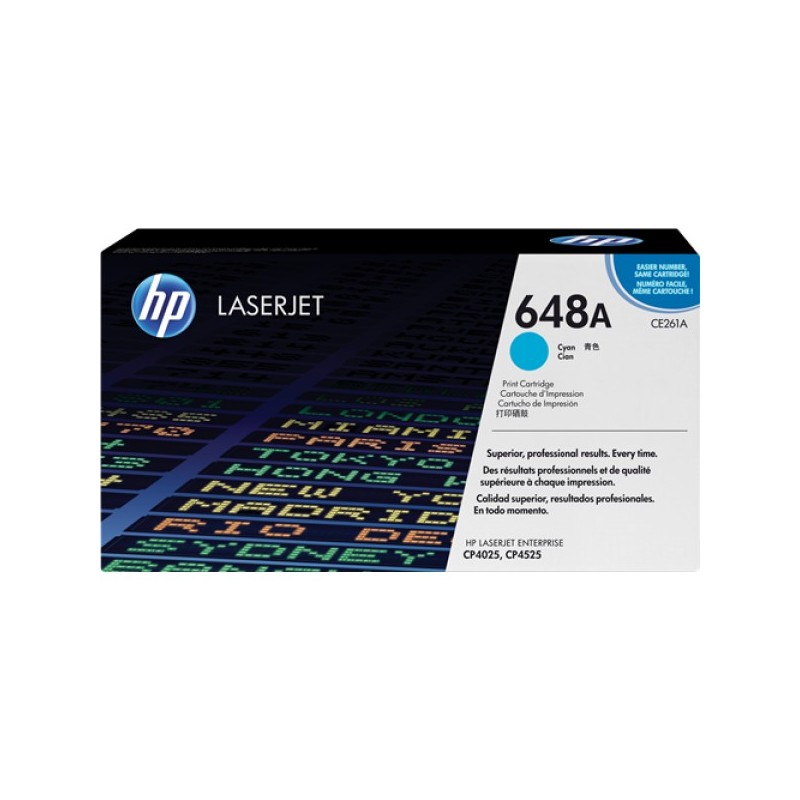 ORIGINAL HP toner ciano CE261A 648A ~11000 Seiten