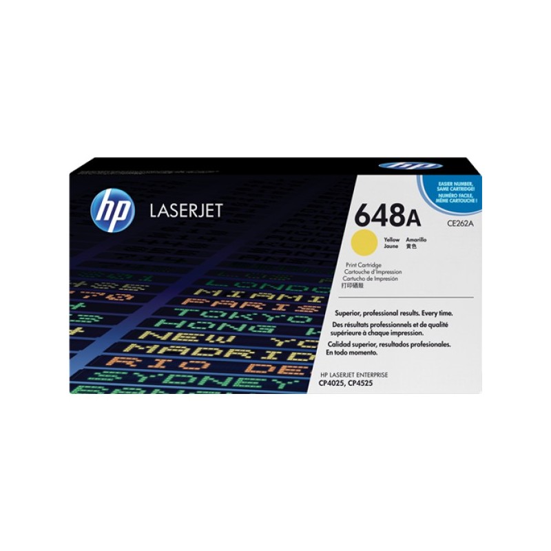 ORIGINAL HP toner giallo CE262A 648A ~11000 Seiten