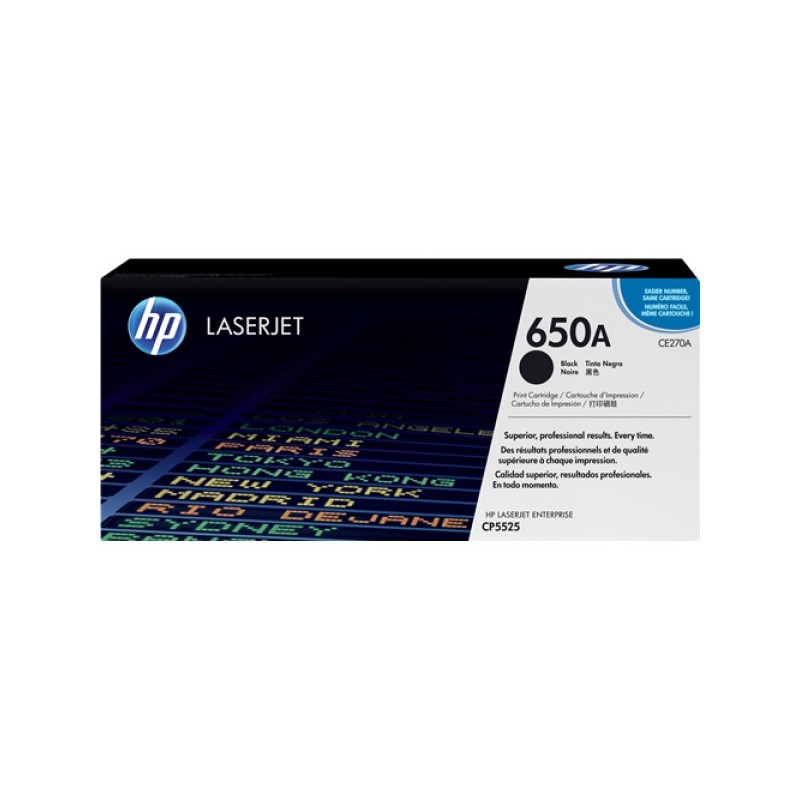 ORIGINAL HP toner nero CE270A 650A ~13500 Seiten