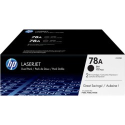 ORIGINAL HP Multipack nero CE278AD 78A confezione doppia: 2x CE278A