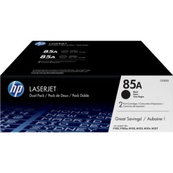 ORIGINAL HP Multipack nero CE285AD 85A confezione doppia: 2x CE285A