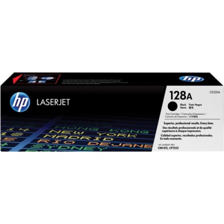 ORIGINAL HP toner nero CE320A 128A ~2000 Seiten