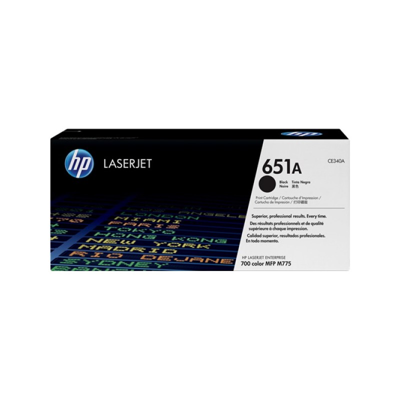 ORIGINAL HP toner nero CE340A 651A ~13500 Seiten standard