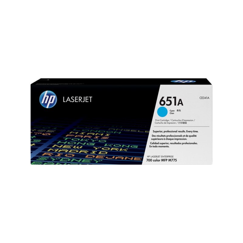 ORIGINAL HP toner ciano CE341A 651A ~16000 Seiten standard