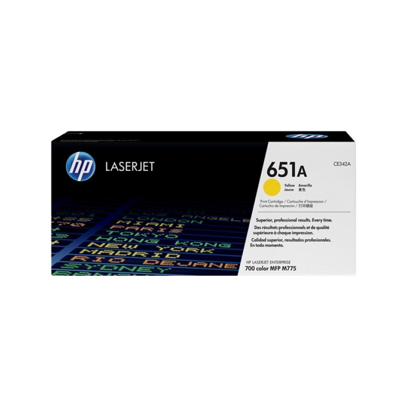 ORIGINAL HP toner giallo CE342A 651A ~16000 Seiten standard