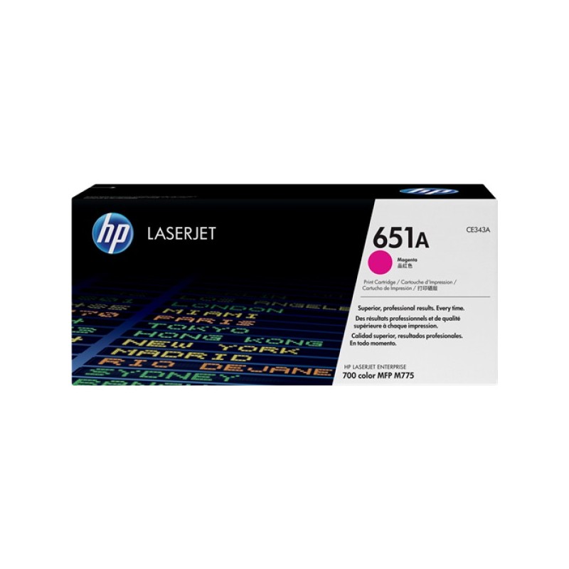 ORIGINAL HP toner magenta CE343A 651A ~16000 Seiten standard
