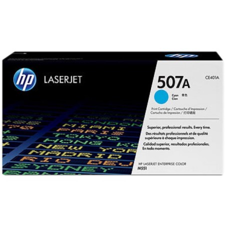 ORIGINAL HP toner ciano CE401A 507A ~6000 Seiten