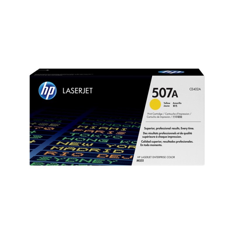 ORIGINAL HP toner giallo CE402A 507A ~6000 Seiten