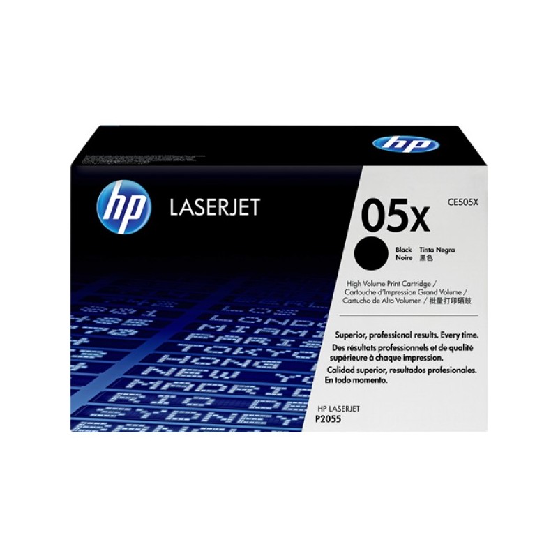ORIGINAL HP toner nero CE505X 05X ~6500 Seiten