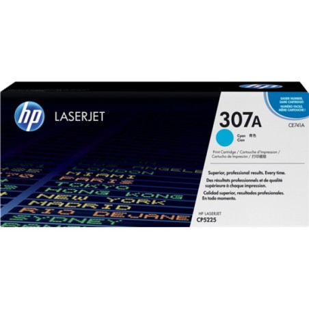ORIGINAL HP toner ciano CE741A 307A ~7300 Seiten