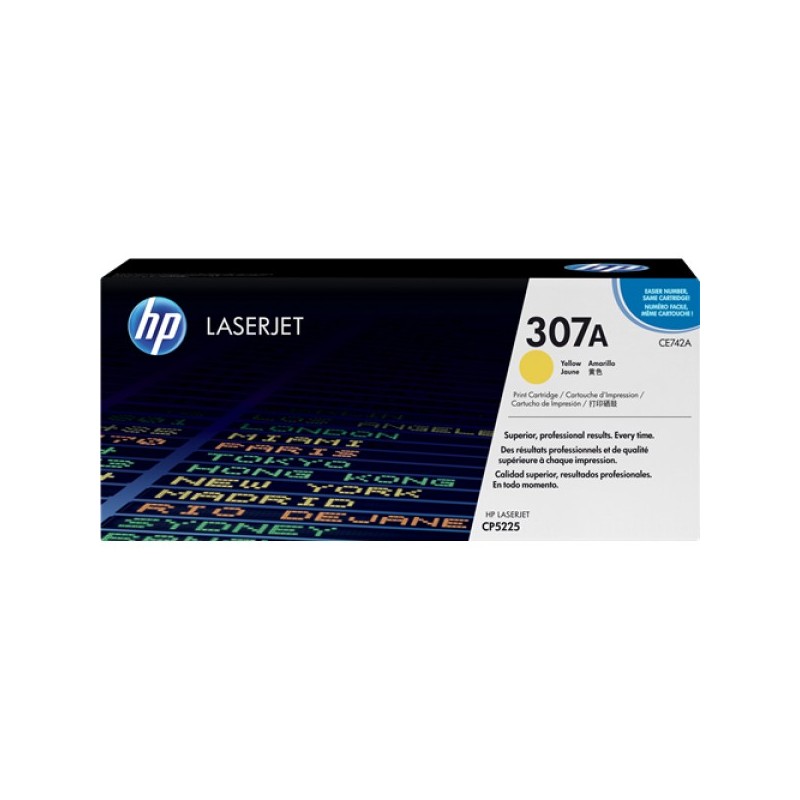 ORIGINAL HP toner giallo CE742A 307A ~7300 Seiten