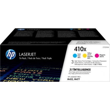 ORIGINAL HP Multipack ciano / magenta / giallo CF252XM 410X