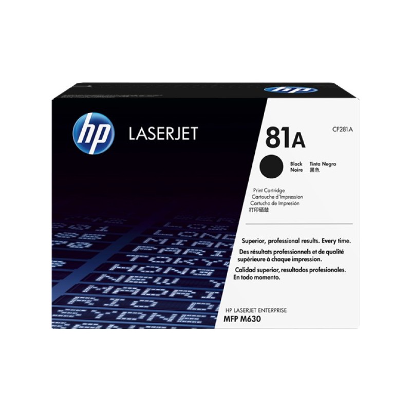 ORIGINAL HP toner nero CF281A 81A ~10500 Seiten standard