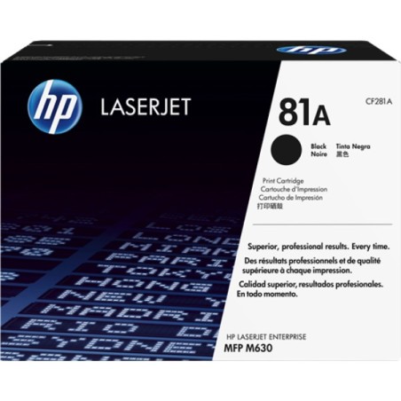 ORIGINAL HP toner nero CF281A 81A ~10500 Seiten standard
