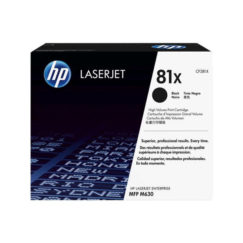 ORIGINAL HP toner nero CF281X 81X ~25000 Seiten alta capacità