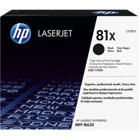 ORIGINAL HP toner nero CF281X 81X ~25000 Seiten alta capacità