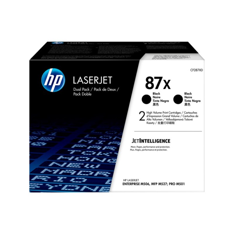 ORIGINAL HP Multipack nero CF287XD 87X