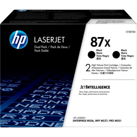 ORIGINAL HP Multipack nero CF287XD 87X