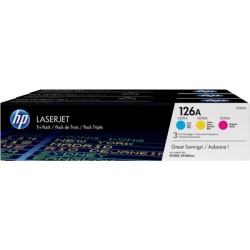 ORIGINAL HP Multipack ciano / magenta / giallo CF341A 126A 3 Toner 126A: c+m+y
