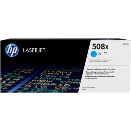 ORIGINAL HP toner ciano CF361X 508X ~9500 Seiten alta capacità