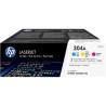 ORIGINAL HP Multipack ciano / magenta / giallo CF372AM 304A CC531A + CC532A + CC533A