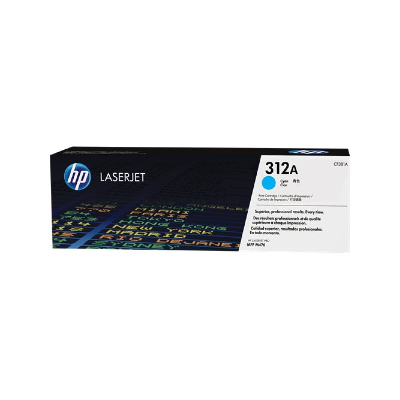 ORIGINAL HP toner ciano CF381A 312A ~2700 Seiten